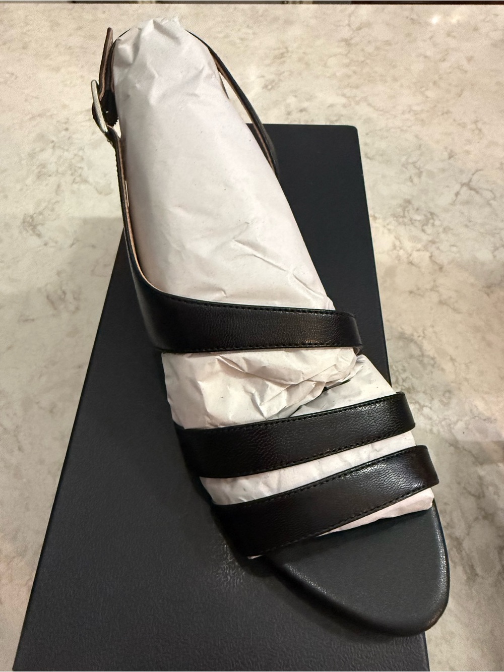 NWT Naturalizer Women’s Black Strappy Slingback Sandal